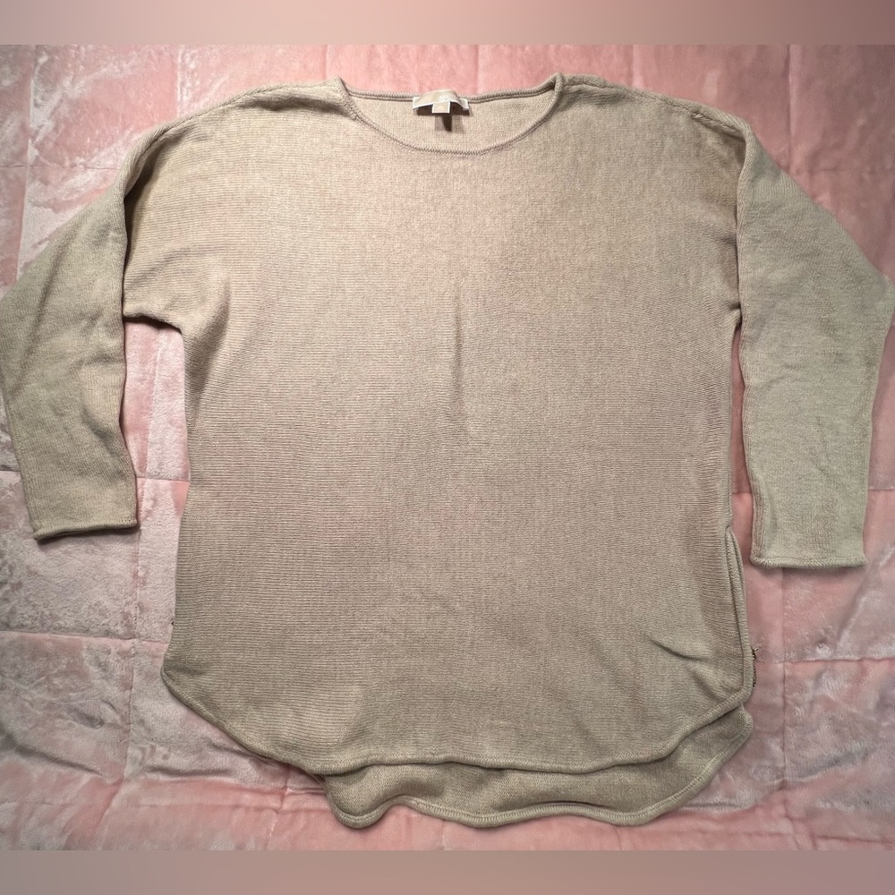 Michael Kors Light Beige Crew Neck Sweater